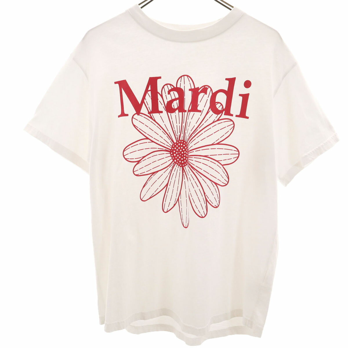 Rakuten - 古着 Mardi Mercredi マルディメクルディ 花 半袖 Tシャツ ホワイト レディース 【中古】