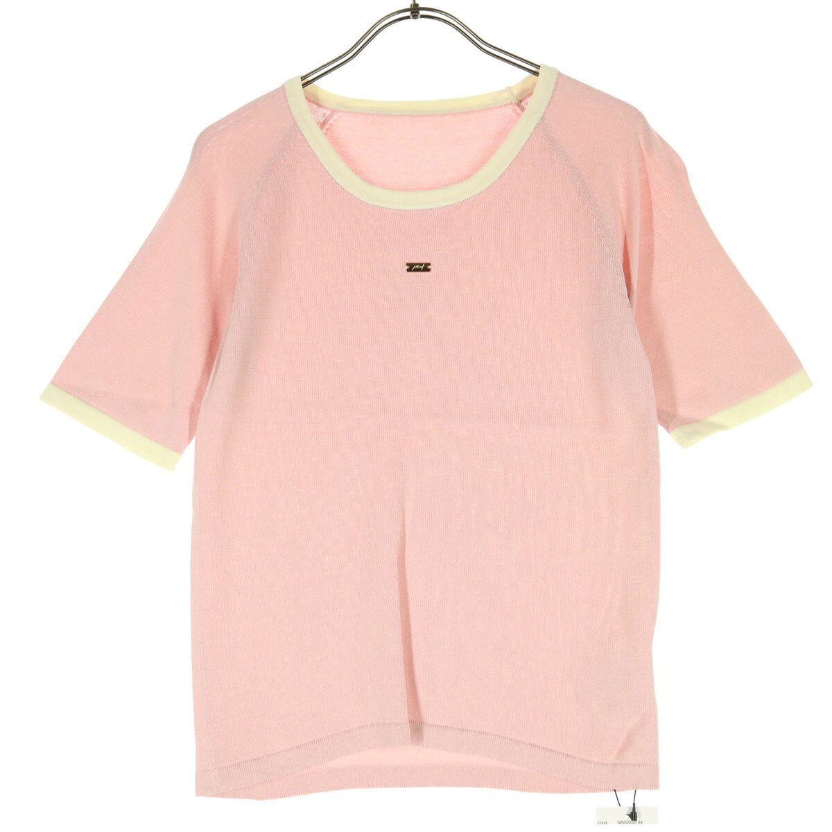 古着 未使用 NEUNA ヌナ 半袖 ニット F ピンク レディース 【中古】 【PD】