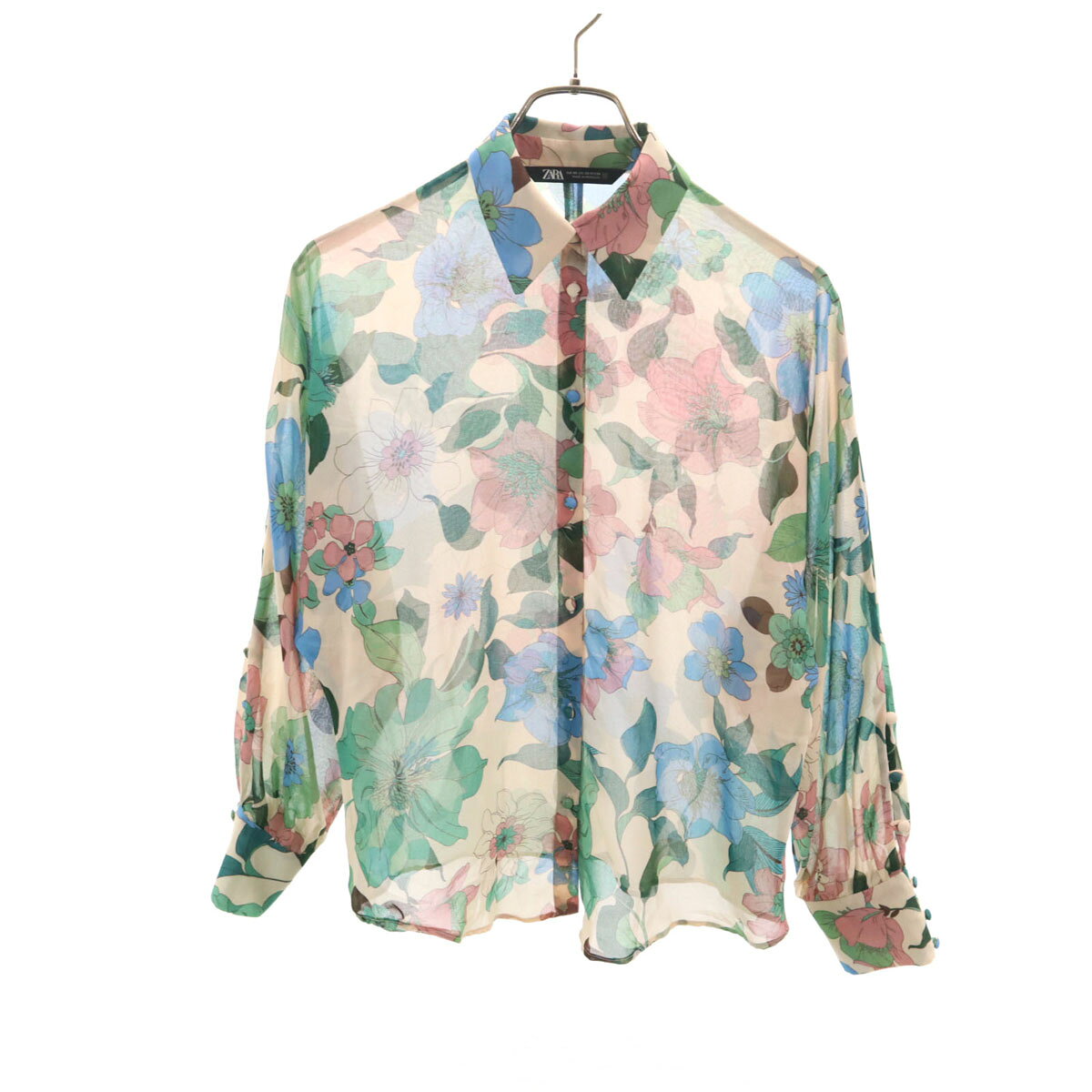 楽天市場】zara シャツ（柄花・植物）（メンズファッション）の通販