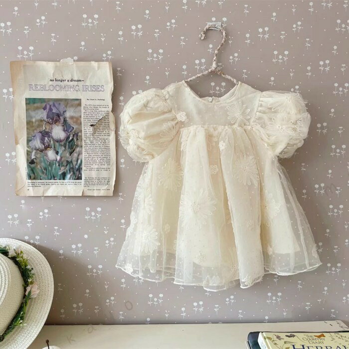 ベビードレス ワンピース 結婚式 子供ドレス 新生児 女の子 ベビー服 夏 半袖 レースドレス 赤ちゃん 発表会 セレモニードレス 花 リボン かわいい ふわふわ ベビードレス お宮参り 発表会 誕生日 七五三 プレゼント 出産祝いベビードレス ワンピース 結婚式 子供ドレス 新生児 お宮参り 発表会 誕生日 七五三 プレゼント 出産祝い5