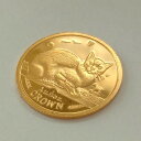 キャット金貨　1/25オンス 1996年製 マン島政府発行純金 金 ゴールドコイン 品位 99.99% 24K 硬貨 貨幣