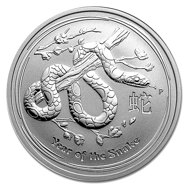 7683】2013年 カナダ 十二支 蛇 花形 15ドル 銀貨 Ag999/26.7g カナダ