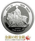 【新品】『ウナ ライオン銀貨 1オンス 2019年製 クリアケース入り』 純銀 コイン イギリス領ヴァージン諸島発行 31.1g 純銀 品位:99.9％ シルバー ヴィクトリア女王 動物 アニマル エリザベス女王 Coin【保証書付き・巾着袋入り】