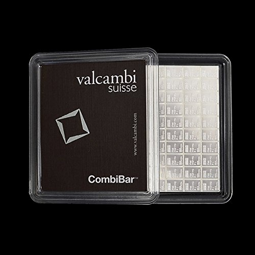 金銀の貯金箱-金銀コイン・宝飾店-の【新品】『スイス ヴァルカンビ コンビバー シルバーバー 100g (1g×100)』純銀 インゴット スイス・ヴァルカンビ社発行 100g 品位:99.9％ 純銀 延べ棒 シルバー インゴット コインバー ヨーロッパ 欧州 Ingot Silver Bar【保証書付き】｜アングル2