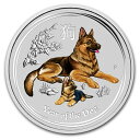 ※ポスト投函※【新品】『干支戌銀貨 1/2オンス カラー 2018年製』オーストラリアパース造幣局発行 15.55g 純銀 銀貨 コイン シルバー 十二支 干支...