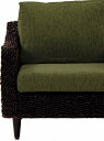 送料無料 HAGIHARA グランツシリーズ クッションカバー(2人掛用) RL-1430C-2C-GR(グリーン)
