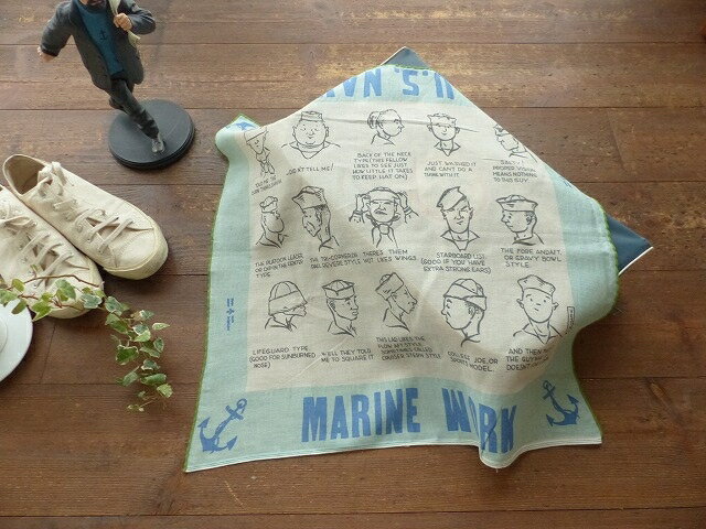 快晴堂(かいせいどう) バンダナ　マリンワーク(91Z-89)