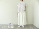 【SALE】快晴堂(かいせいどう) Girl`s ちょうどいい厚さのボーダー スタンド衿半袖ワイドTシャツ(41C-63)