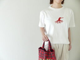 l’atelier du savon(アトリエドゥサボン) 海の生物刺繍Tシャツ(73-01-CT-010-24-1)