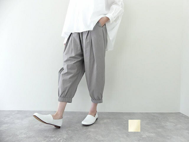 樂天商城 - evam eva(エヴァムエヴァ) cotton cropped pants(E251T052)