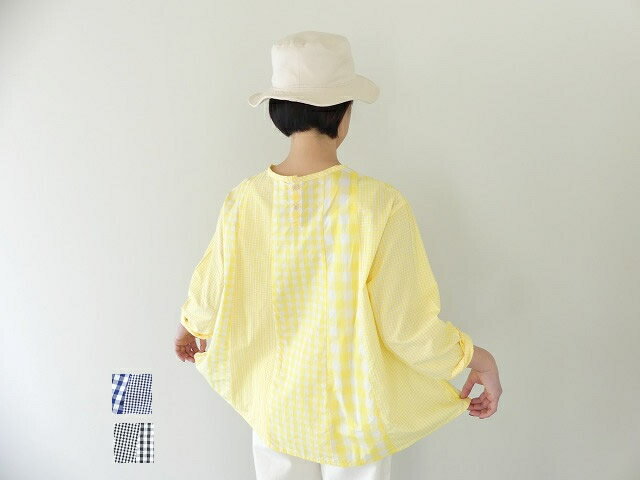 樂天商城 - NATURAL LAUNDRY(ナチュラルランドリー) ギンガム　パネルプルオーバー(7251T008)