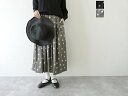 ina(イナ) シャツコール手書きミディアムドットプリントタックスカート(253143)(4)
