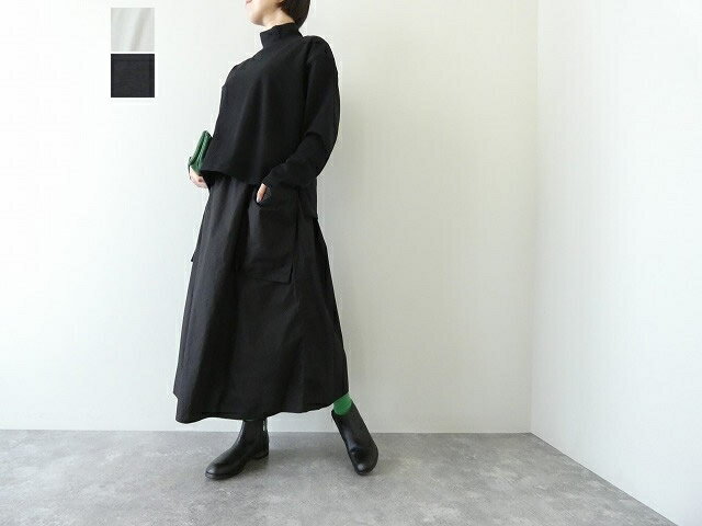 SOUFFLE ミニ裏毛長袖ハイネックTEE(25W-C012)