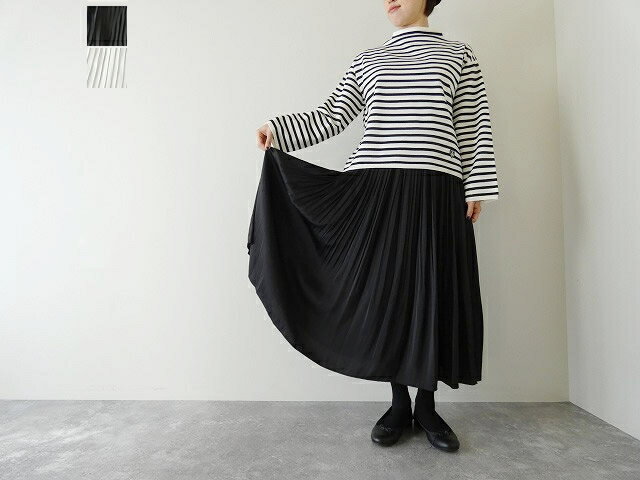 sosotto(ソソット) アンティークサテン消しプリーツスカート(42452117)
