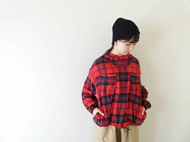 LAITERIE(レイトリー) シャーリング起毛チェックアノラック(LB25314)