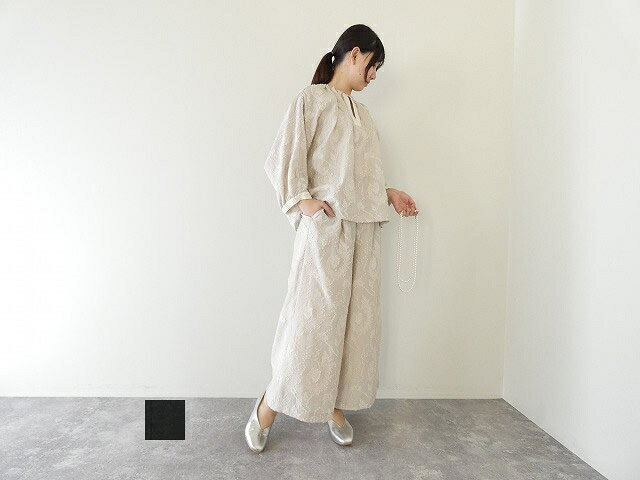 Rakuten - PK カットジャガードのワイドパンツ(HP2611011)