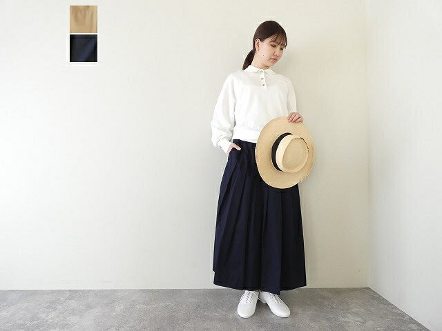 樂天商城 - ina(イナ) 天日干し風ビンテージワッシャーツイルタックスカート(256137)