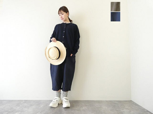 樂天商城 - homspun(ホームスパン) リネンバイオ8分丈パンツ(261-3406)