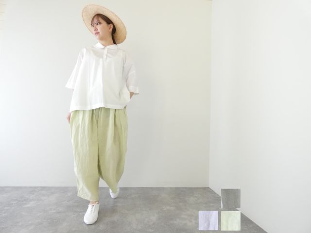 Other - ROBE de PEAU(ローブ デ ポー) リネンカミーユタックパンツ(R358)