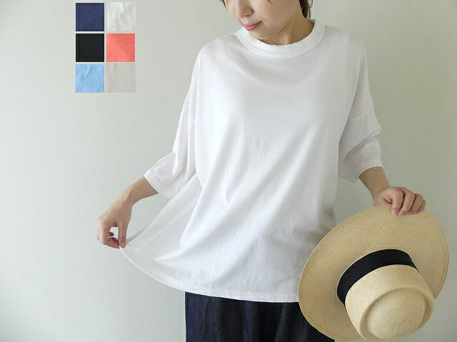 樂天商城 - homspun(ホームスパン) 6分袖BIG Tシャツ(6365)