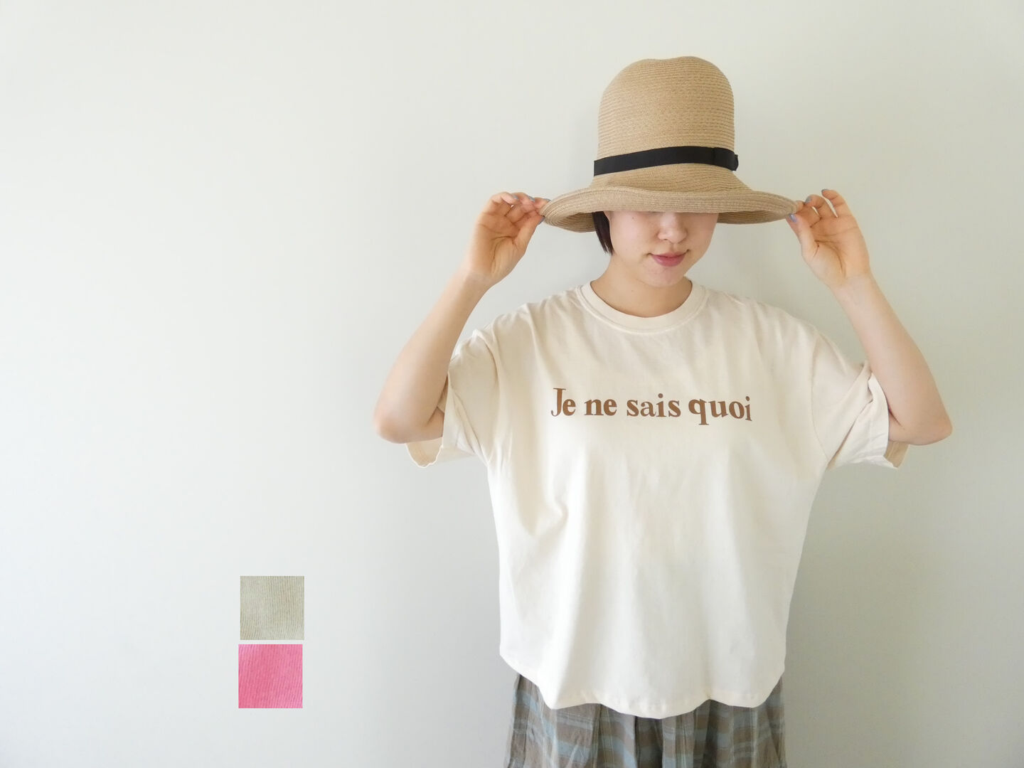樂天商城 - ichi(イチ) ピグメント T-shirt Je ne sais quoi(251250)