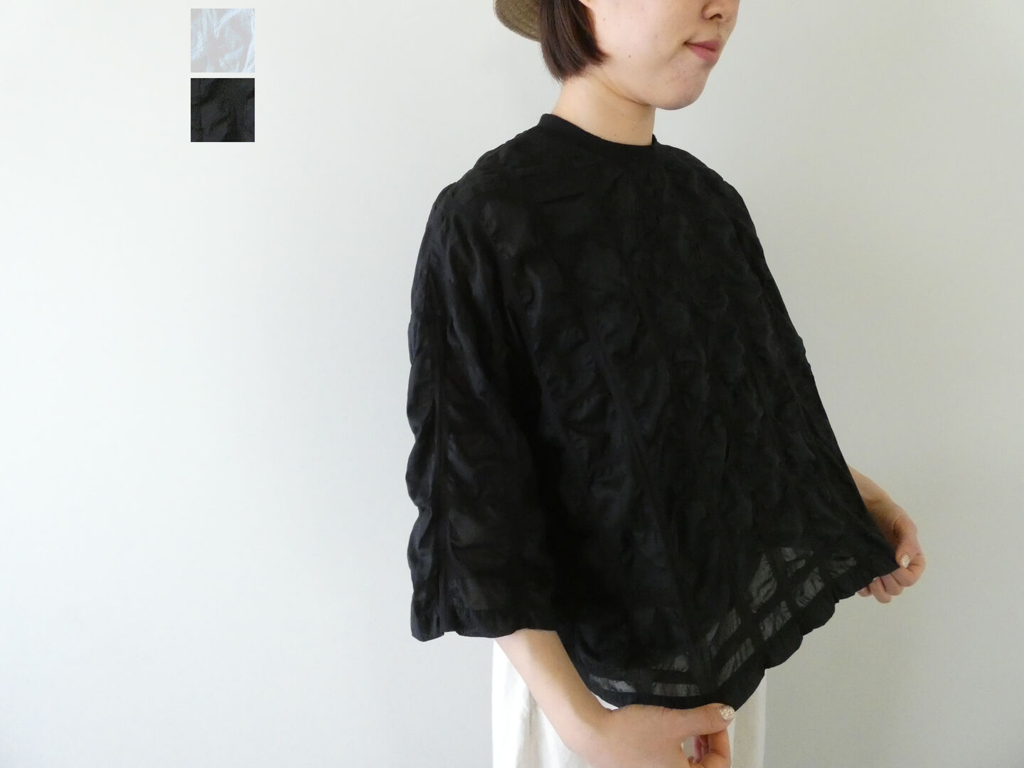 Rakuten - 【ご予約】NARU デザイン塩縮チェックワイドシャツ(672811)
