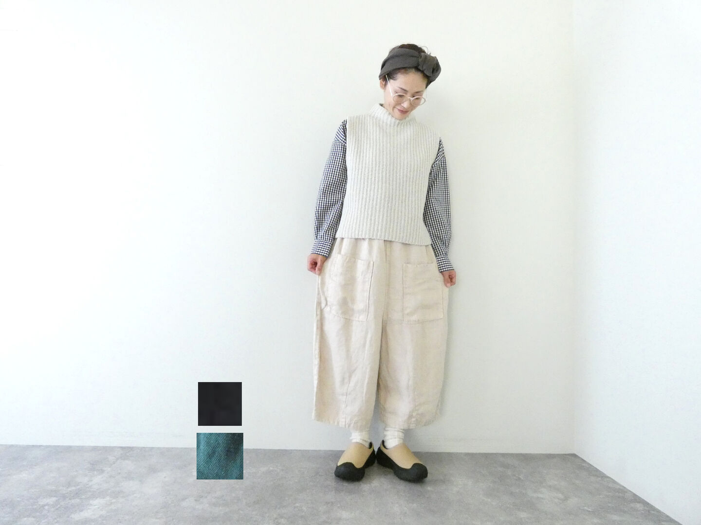 楽天市場】tumugu 8分丈 パンツの通販