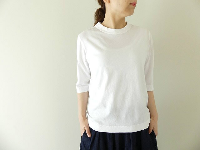 樂天商城 - homspun(ホームスパン) 天竺6分袖Tシャツ (1)サラシ(6370)