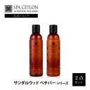 【公式】サンダルウッド ベチバー ヘア クレンザー コンディショナー セット アロマ ヘアケア シャンプー ノンシリコン ノーマル～オイリーヘア用 頭皮ケア ナチュラル ヘアケア 女性 母の日 プレゼント 誕生日 美容ダメージ ツヤ ギフト アーユルヴェーダ