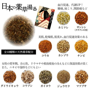お中元ギフト 入浴剤ギフト 日本の薬草湯 浮世絵柄(絵柄3種×各1袋/合計3袋)医薬部外品贈り物のお返し クリスマス プレゼント 内祝 出産祝い 誕生日 結婚 お取り寄せ お取寄せ オススメです 父の日 母の日 敬老の日 お歳暮 御歳暮 冬