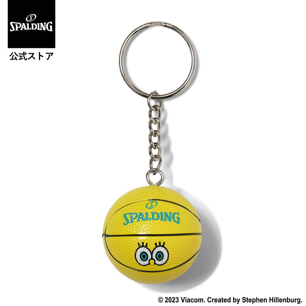 樂天商城 - 【公式】スポンジボブ×スポルディング キーチェーン 11-009SB SPALDING スポルディング 公式 バスケットボール バスケ アクセサリー アクセ 小物 キーホルダー プレゼント