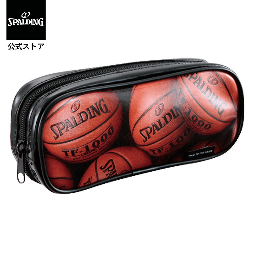 【公式】プリントペンケース オレンジ SPF130D SPALDING スポルディング 公式 バスケットボール バスケ アクセサリー 小物 1