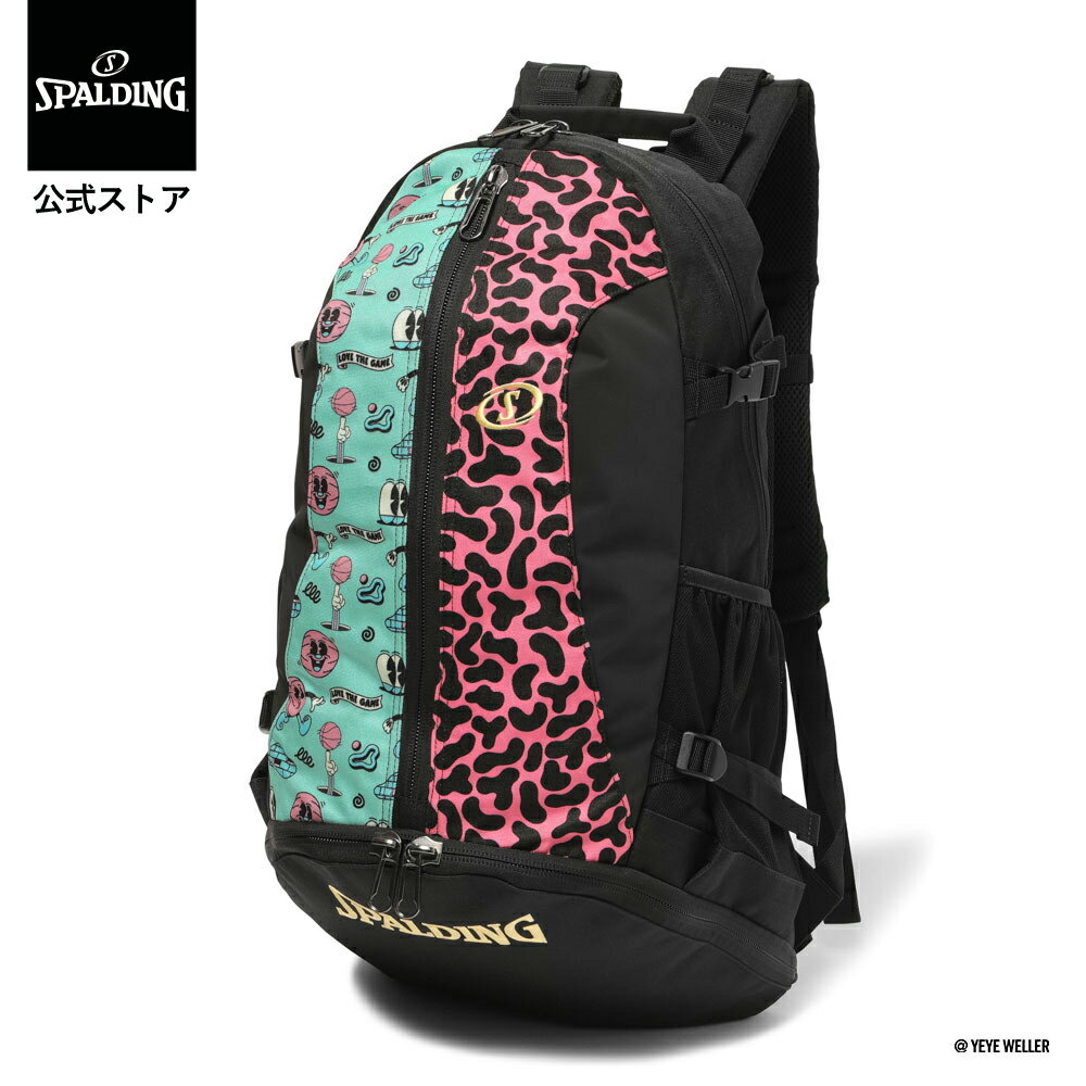 【公式】ケイジャー イェイェ・ウェラー ストリート スウィッシュ 40-007YWS SPALDING スポルディング バスケットボール スポーツ バスケ バッグ リュック バックパック大容量 32L 男性 女性 メンズ ウィメンズ レディース おしゃれ リュックサック 収納 ボール 部活 通学