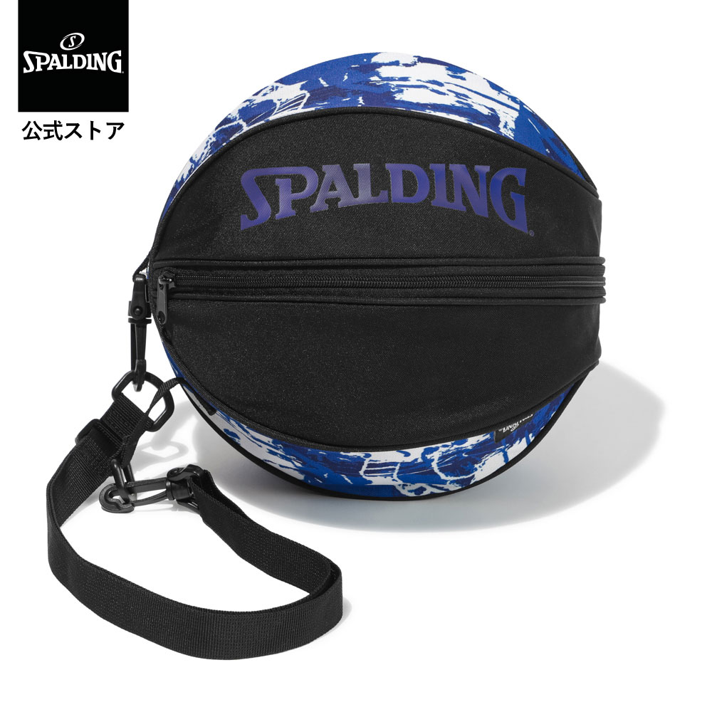 Rakuten - 【公式】 ボールバッグ グラフィティ ブルー×ホワイト 49-001GBW SPALDING スポルディング 公式 バスケットボール バスケ バッグ ボールケース ボール バッグ 1個 メンズ レディース ジュニア おしゃれ 柄 青
