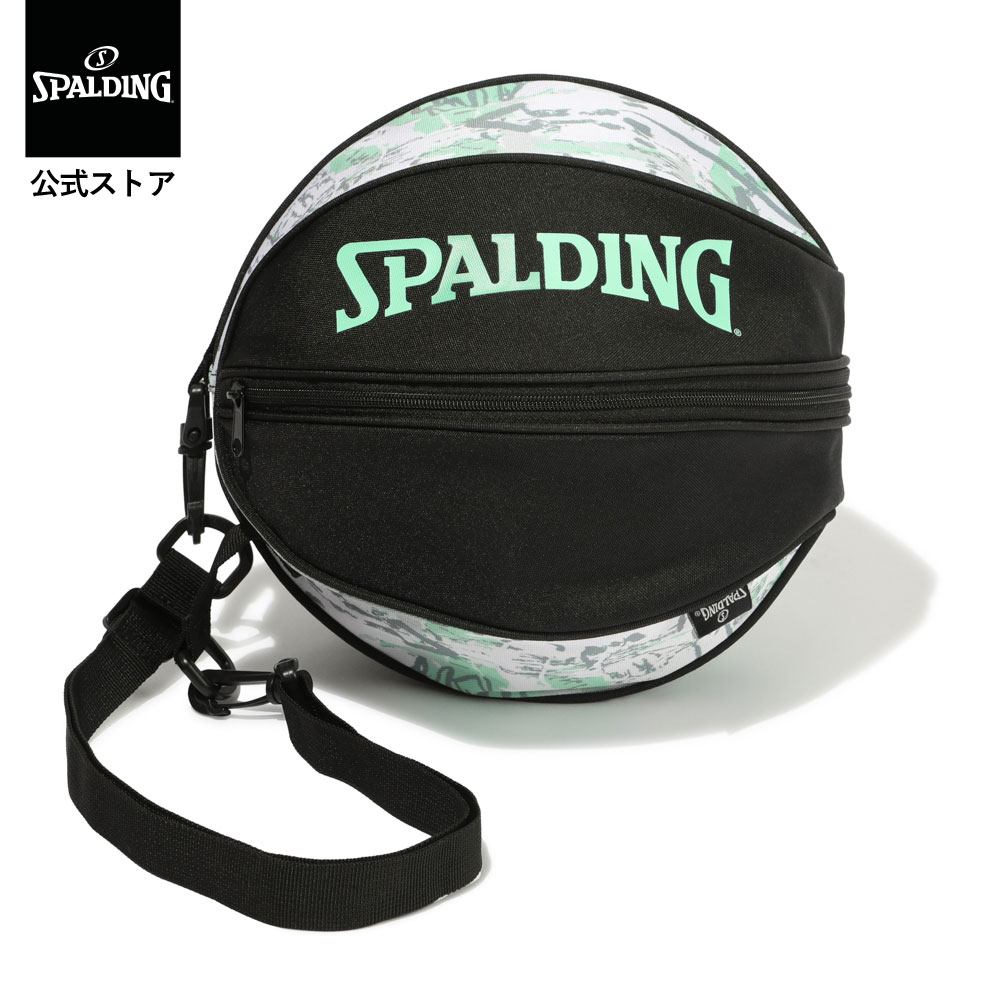 Rakuten - 【公式】 ボールバッグ グラフィティ ミント×ホワイト 49-001GMW SPALDING スポルディング 公式 バスケットボール バスケ バッグ ボールケース ボール バッグ 1個 メンズ レディース ジュニア おしゃれ 柄 グリーン