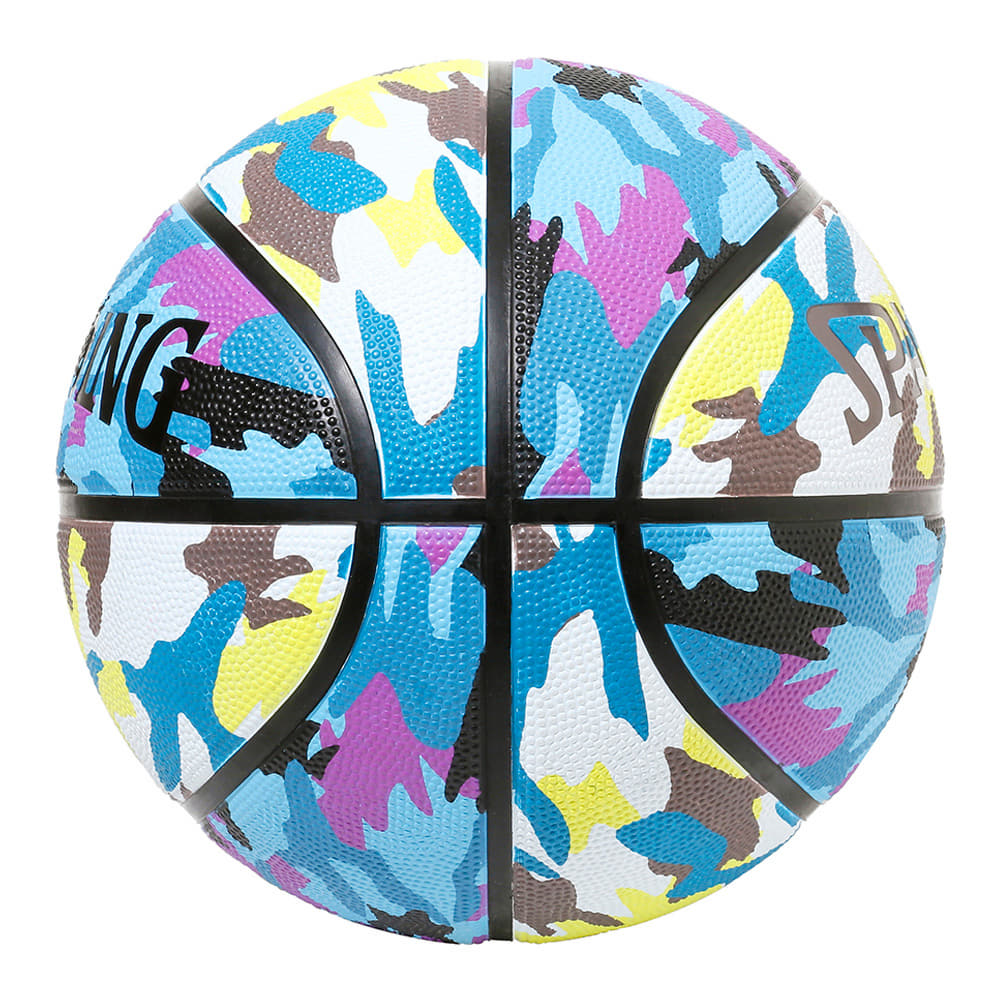 【公式】マルチカモ ブルー×ブラウン 5号球 84-494J SPALDING スポルディング 公式...