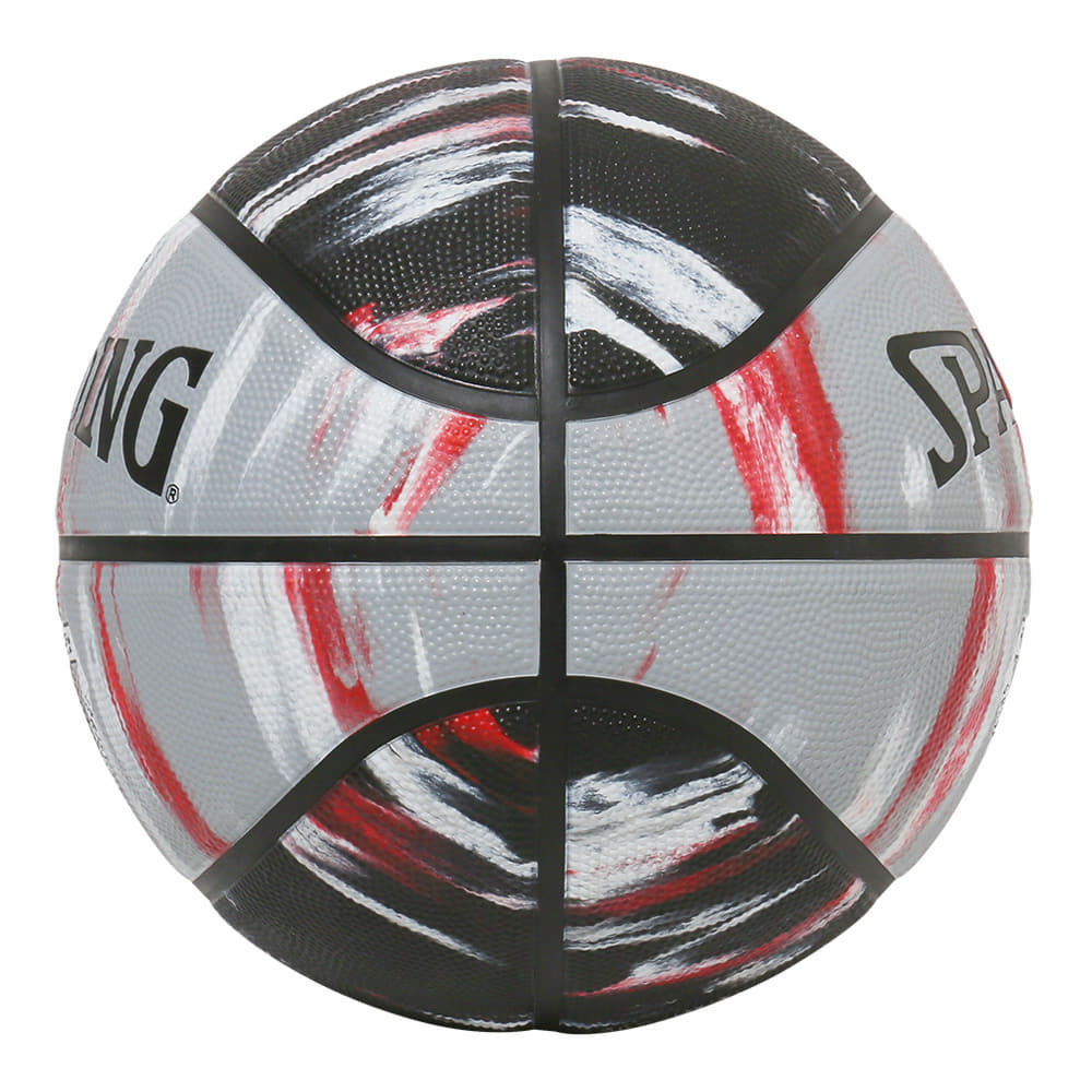 【公式】マーブル レッド×ブラック ラバー 5号球 84-930J SPALDING スポルディング...