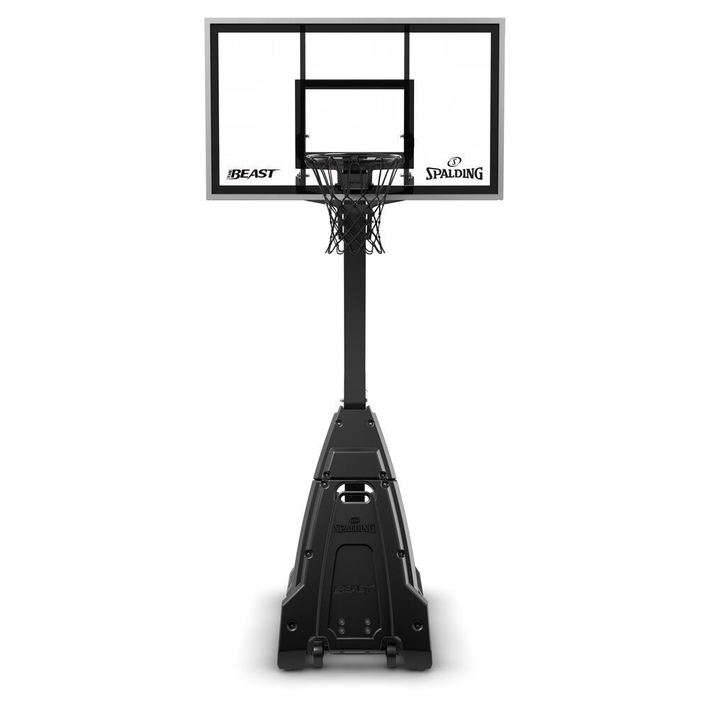 スポルディング公式 楽天市場店の【公式】60インチ ザ・ビースト ステルス 7B1998CN SPALDING スポルディング 公式 バスケットボール バスケ バスケットゴール バスケゴール 屋外 家庭用 リング ミニバス ポータブル 練習｜アングル2