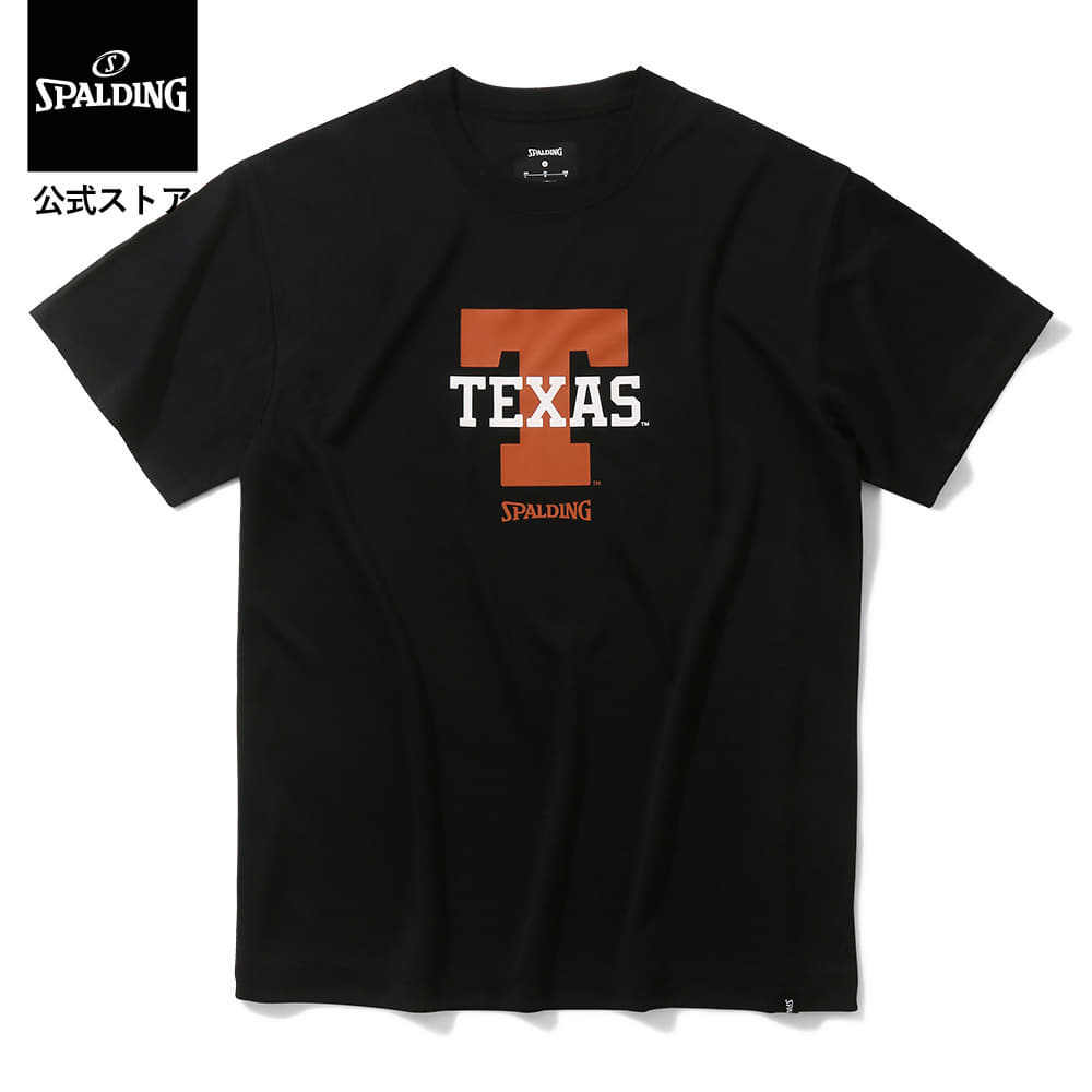 【公式】Tシャツ テキサス Tロゴ SMT24027TX 公式 SPALDING スポルディング バスケットボール バスケ ウェア 練習着 メンズ レディース 男性 女性 ユニセックス 男女兼用