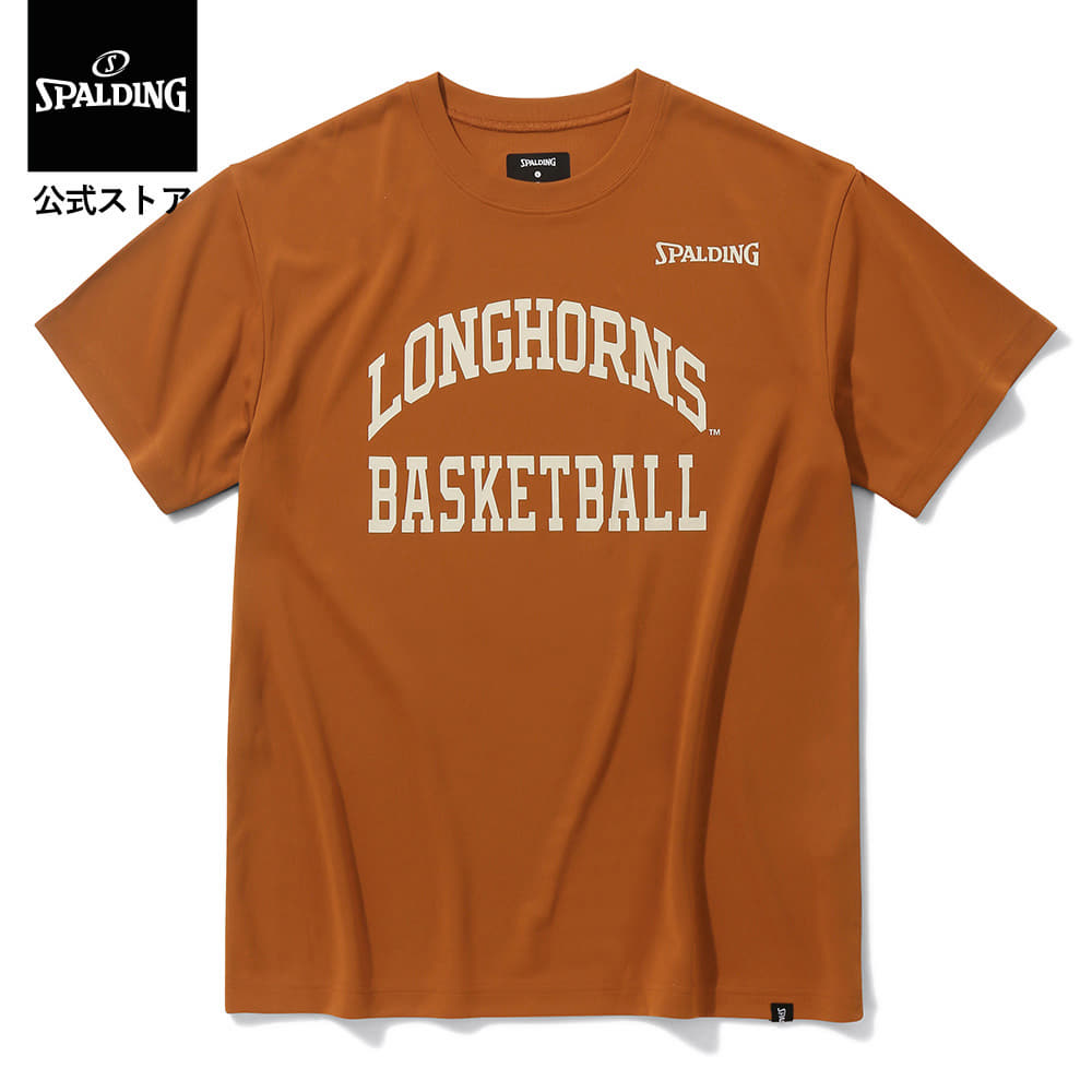 【公式】Tシャツ テキサス ロング ホーンズ アーチ ロゴ SMT24032TX 公式 SPALDING スポルディング バスケットボール バスケ ウェア 練習着 メンズ レディース 男性 女性 ユニセックス 男女兼用