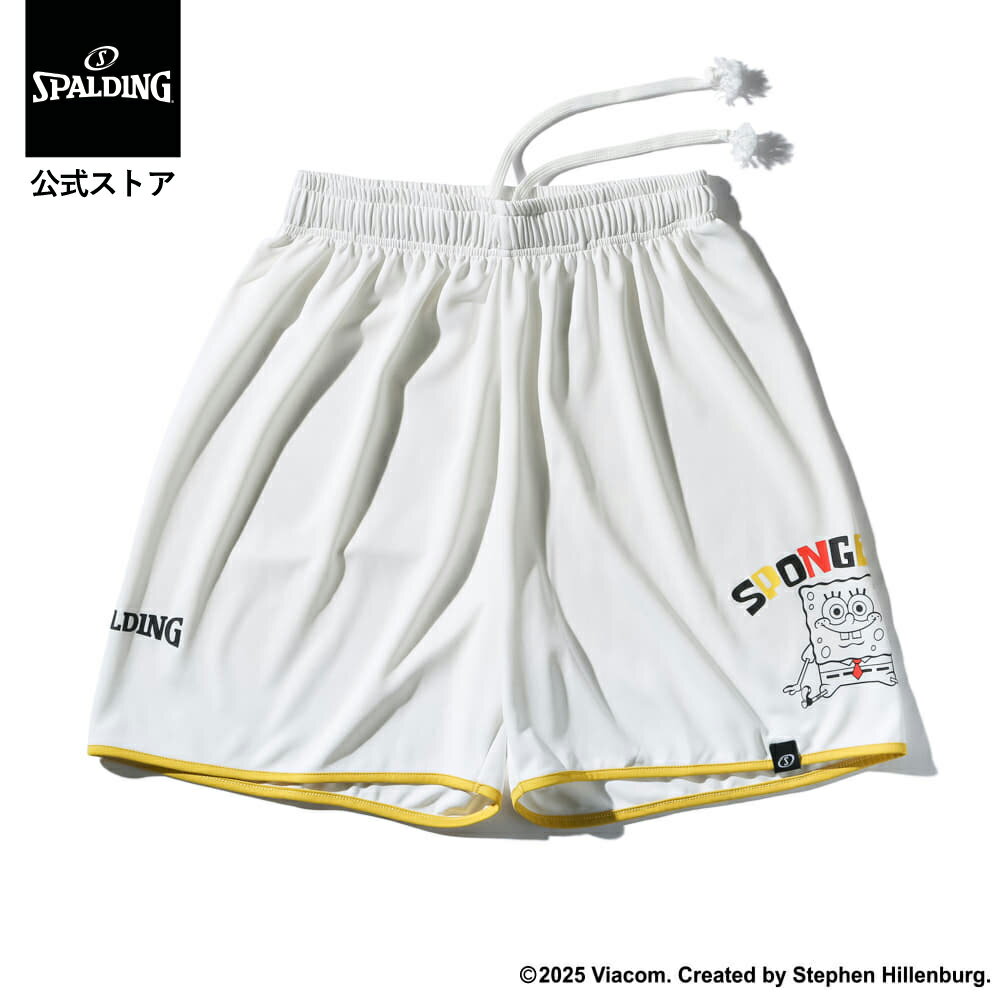 樂天商城 - 【公式】プラクティスパンツ スポンジ・ボブ パペット SMP25150S SPALDING スポルディング バスケットボール バスケ ウェア 練習着 メンズ レディース 男性 女性