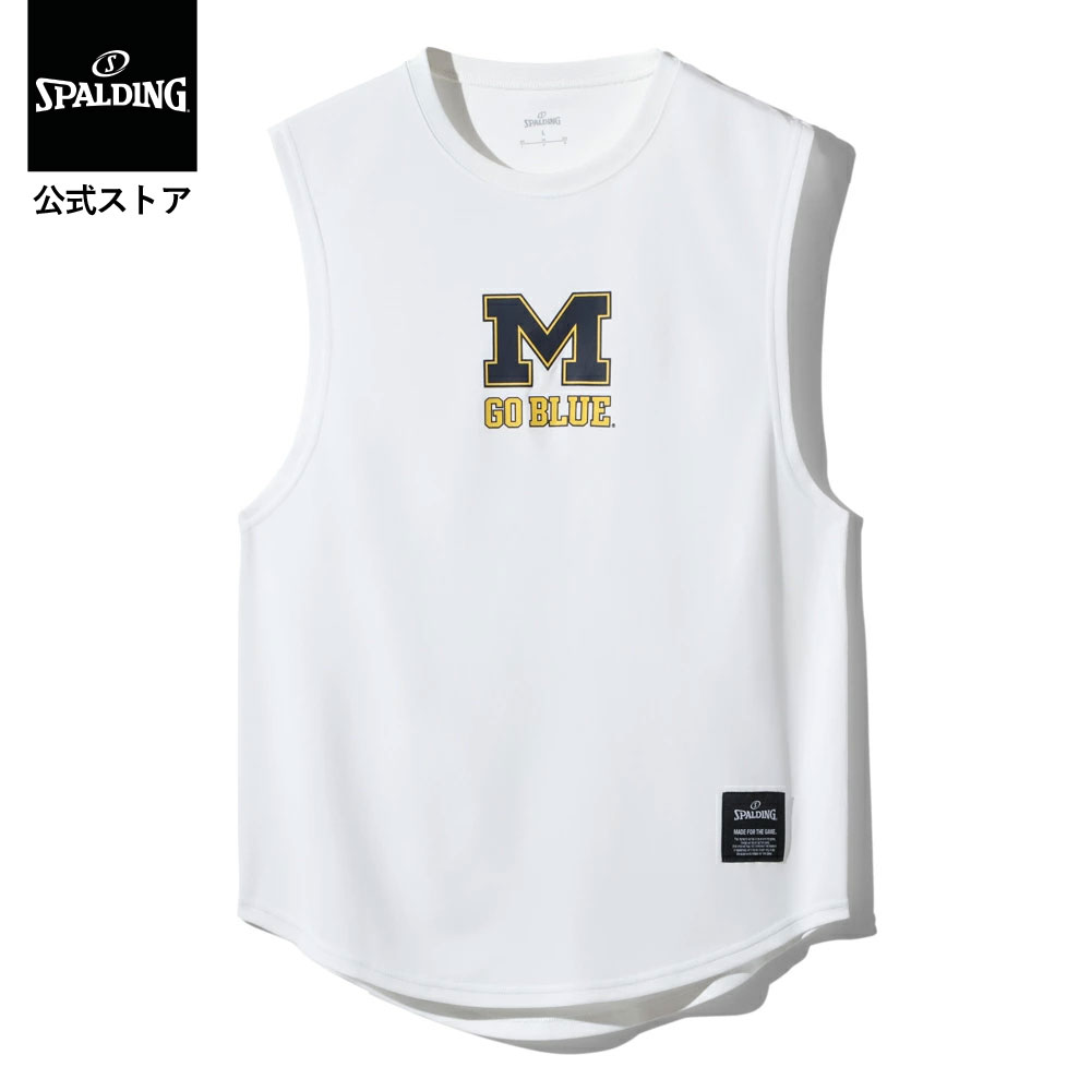 Rakuten - 【公式】スリーブレストップ ミシガン M ゴーブルー SMT26020M SPALDING スポルディング バスケ バスケットボール ウェア タンクトップ メンズ レディース 春夏