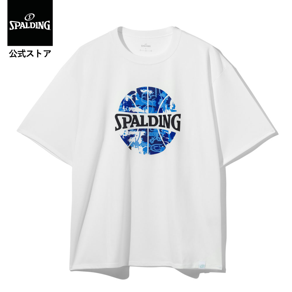 ●素材：ポリエステル100％●サイズ：S,M,L,XL,XXL,3XL●カラー：ホワイト、ブラック、ダスティミント●原産国：タイ●機能：吸水速乾,UVカット,エコ生地●ストリートアートをイメージしたクールな配色のグラフィティ柄のボールグラフィックにSPALDINGロゴを組み合わせたプリントTシャツ●汗などのウェア内の水分を吸収し、外へと放出してドライな着心地をキープする吸水速乾機能を採用。●UVカット機能(UPF50+)を搭載し、肌への負担を軽減してくれます。●使用済みペットボトルを使用したエコフレンドリーなリサイクル生地を使用しています。【サイズ詳細：着丈×胸囲cm】Sサイズ：約66cm×108cmMサイズ：約68cm×112cmLサイズ：約70cm×116cmXLサイズ：約72cm×120cmXXLサイズ：約74cm×124cm3XLサイズ：約76cm×128cm※平置きの状態でのサイズとなります。商品により誤差が生じる場合がございますので、予めご了承ください。【26aw】RELATED ITEMS関連商品をチェックWEARウェアを見るBAGバッグを見るACCESSORYアクセサリーを見る
