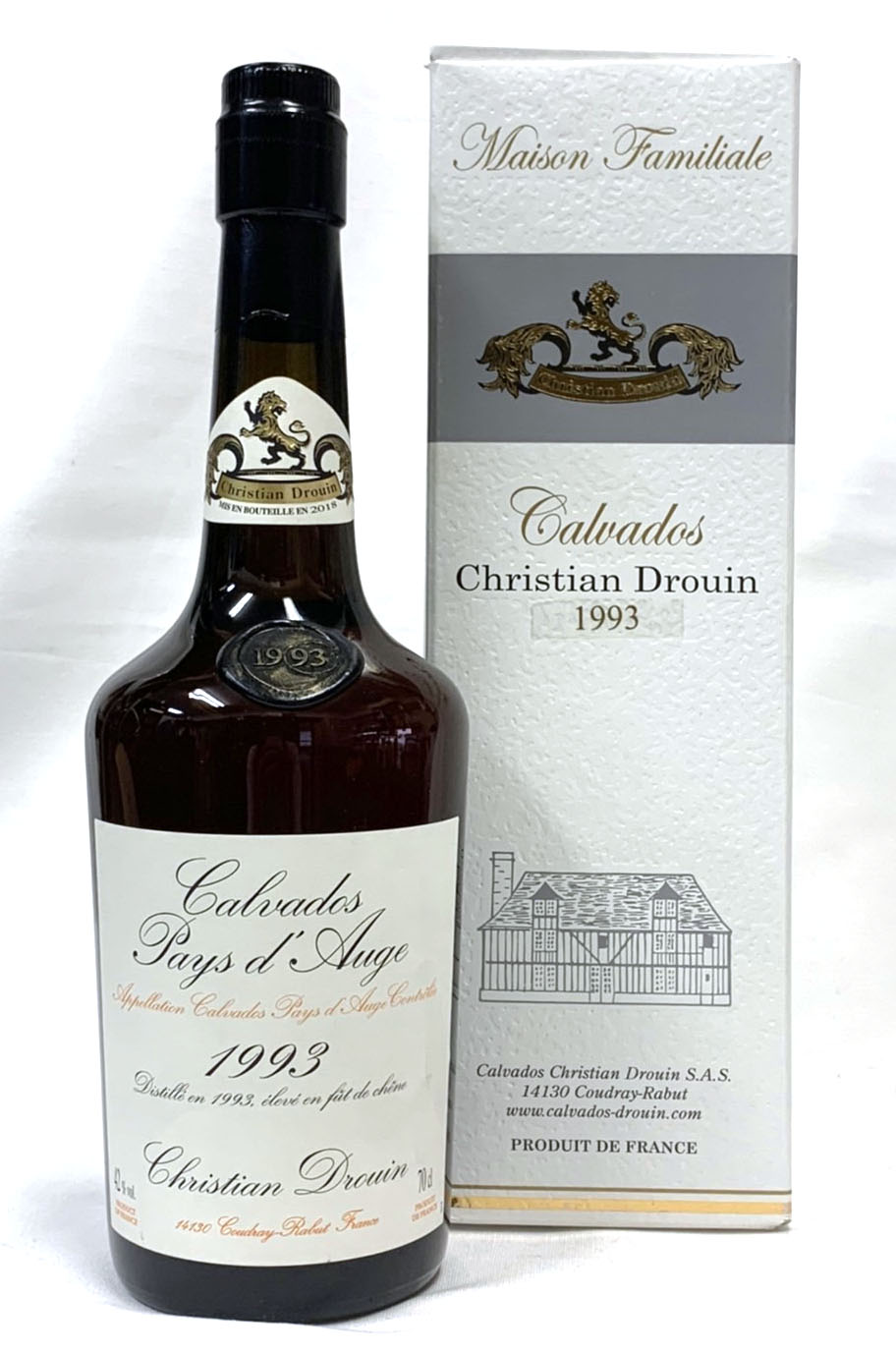 クリスチャン ドルーアン カルヴァドス ペイ ドージュ ヴィンテージ 1993 700ml 42度 Christian Drouin Calvados Pays d'Auge