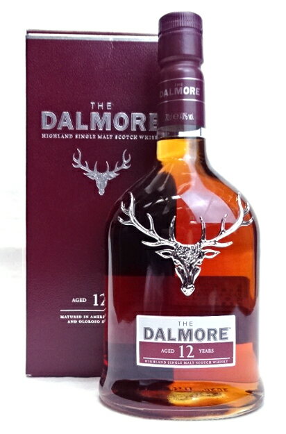 ダルモア 12年 700ml 40度 箱付 ハイランド シングルモルト スコッチウイスキー THE DALMORE AGED 12 YEARS OLD