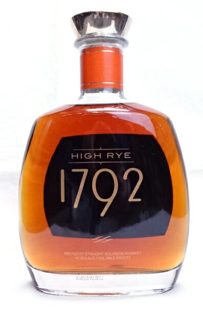 1792 ハイ・ライ 750ml 47.15度 HIGH RYE バートン蒸留所 ケンタッキー バーボン ウイスキー KENTUCKY STRAIGHT BOURBON WHISKY