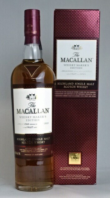 ザ・マッカラン ウイスキーメーカーズエディション 700ml 42.8度 スコッチ・ウイスキー THE MACALLAN WHISKY MAKER'S EDITION HIGHLAND SINGLE MALT SCOTCH WHISKY ■並行品 【中古】