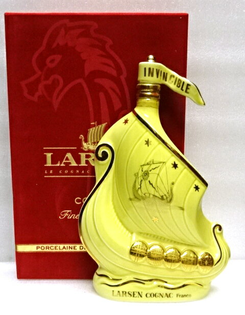 ラーセン トパーズイエローシップ 700ml 40度 箱付 ■アウトレット品 Larsen Topaz Yellow Viking Ship Cognac ブランデー/コニャック