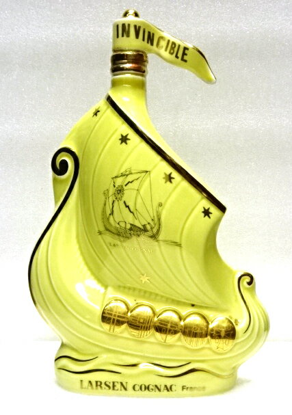 ラーセン トパーズイエローシップ 700ml 40度 箱無し ■アウトレット品 Larsen Topaz Yellow Viking Ship Cognac ブランデー／コニャック