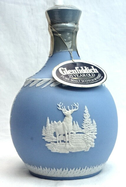 ■希少な陶器ボトル■ グレンフィディック 21年 ウェッジウッド 750ml 43度 Glenfiddich 21 Wedgwood スコッチウイスキー【中古】